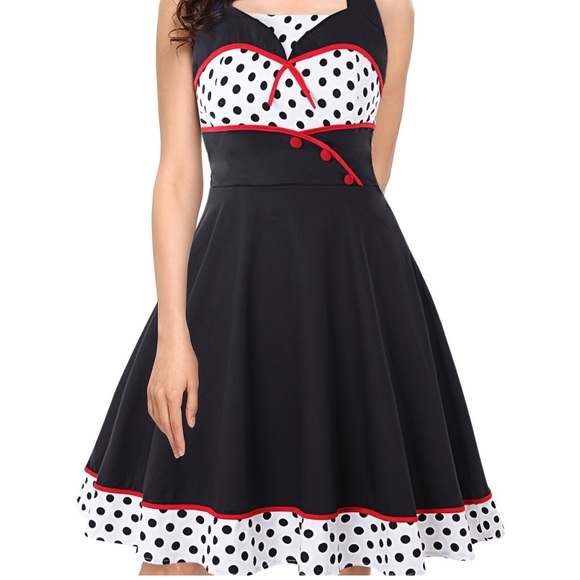bbonlinedress Dresses & Skirts - BBONLINEDRESS 1950s inspired plus size 3XL rockabilly Vintage dress NWT